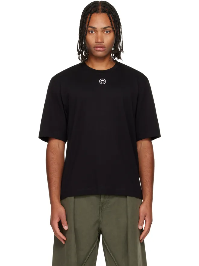 Marine Serre Marine Serre Moon Logo ジャージ ルーズフィット 半袖Tシャツの商品画像