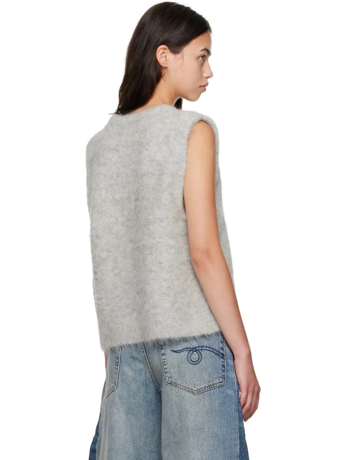 R13 Deep Armhole ベスト - 画像3