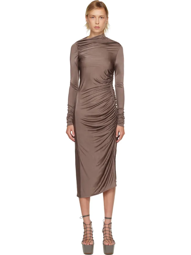 Rick Owens Lilies Rick Owens Lilies Concordians Svita 長袖ミディアムワンピースの商品画像