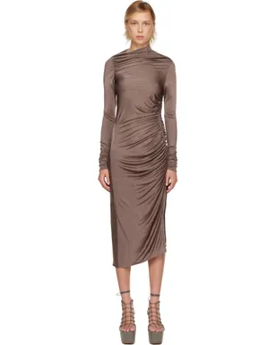 Rick Owens Lilies Concordians Svita 長袖ミディアムワンピース - サムネイル1