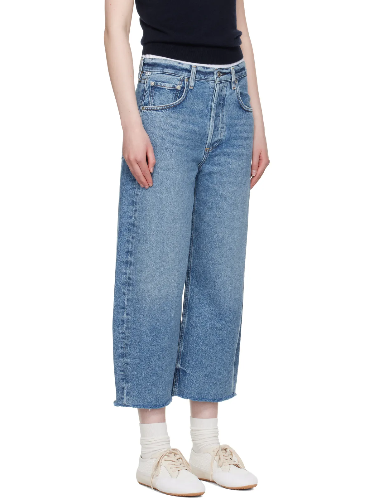 Citizens of Humanity Ayla Raw Hem クロップド ジーンズ - 画像2