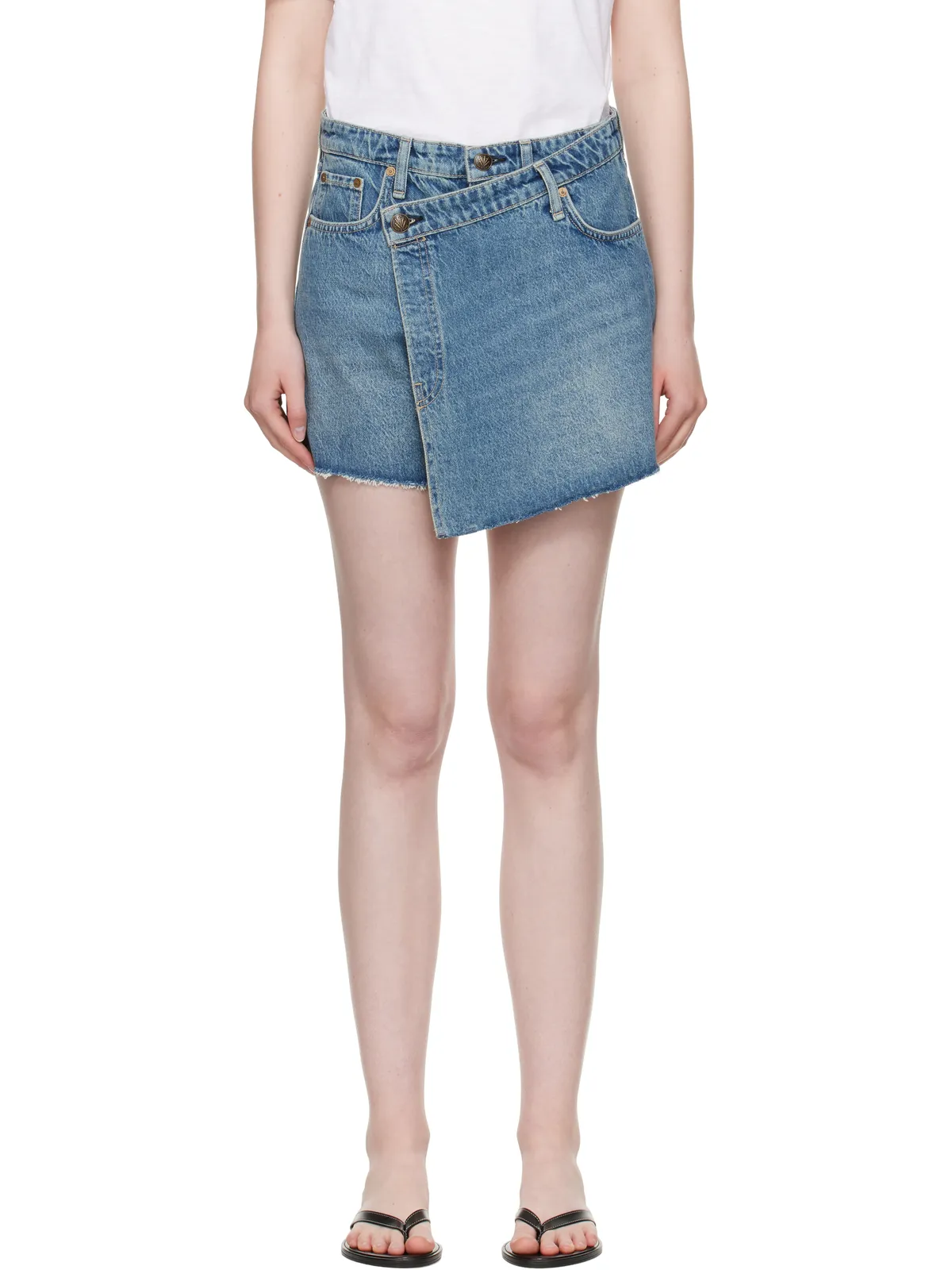 Rag & Bone Belinda デニム ミニスコート - 画像1