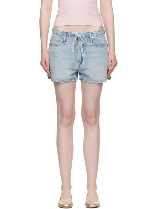 Rag & Bone Rag & Bone Ultra Featherweight Nolan ドローストリング デニムショートパンツの商品画像