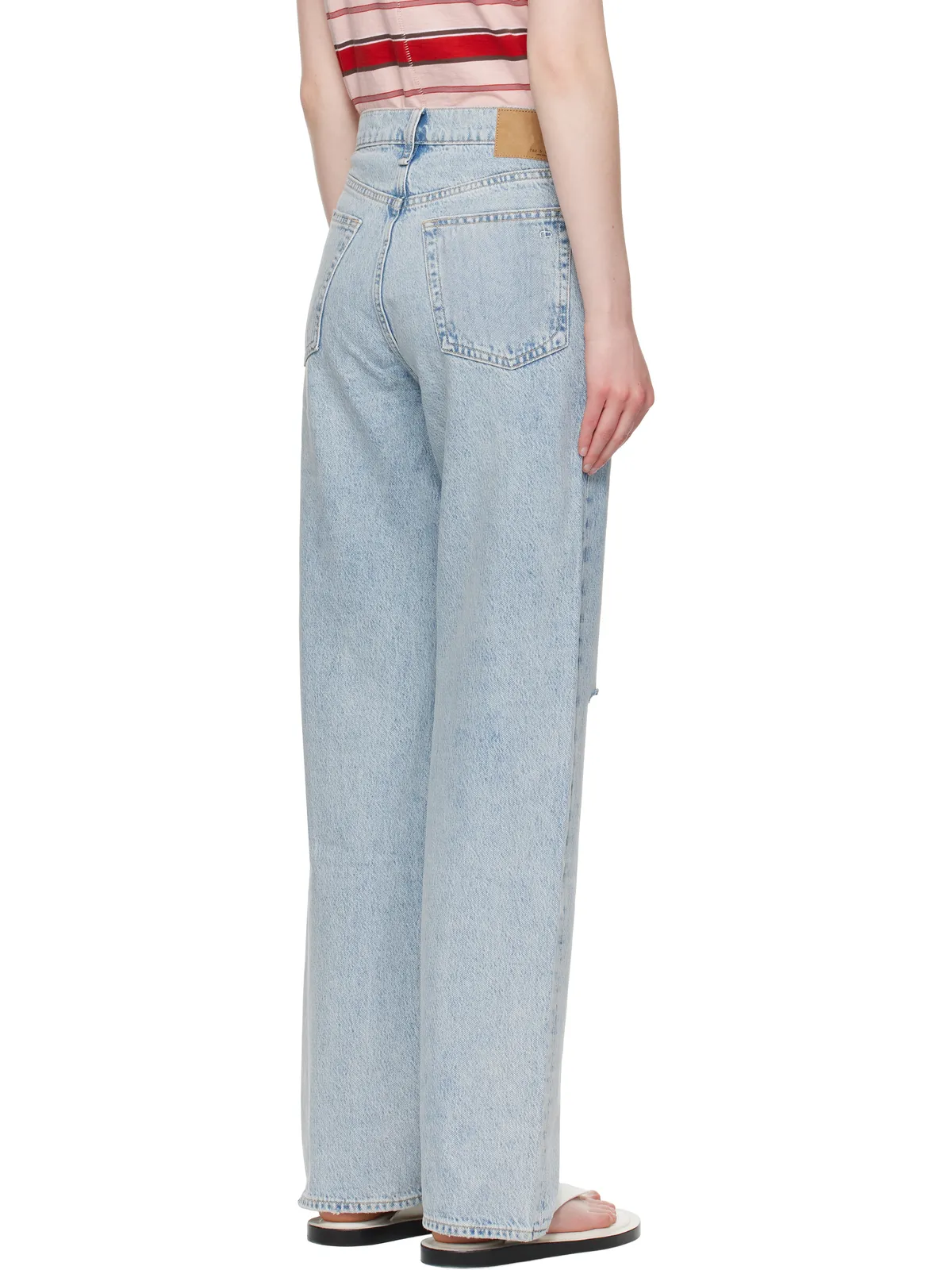 Rag & Bone Straight Shea リラックス ハイウエスト ジーンズ - 画像3