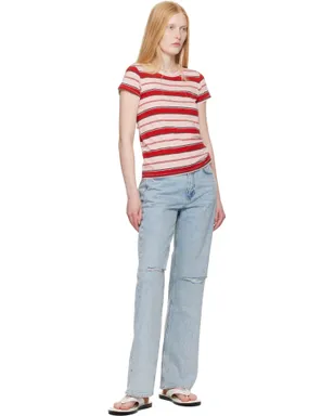 Rag & Bone Straight Shea リラックス ハイウエスト ジーンズ - サムネイル4