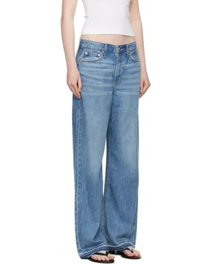 Rag & Bone Featherweight Logan ワイドレッグジーンズ - サムネイル2