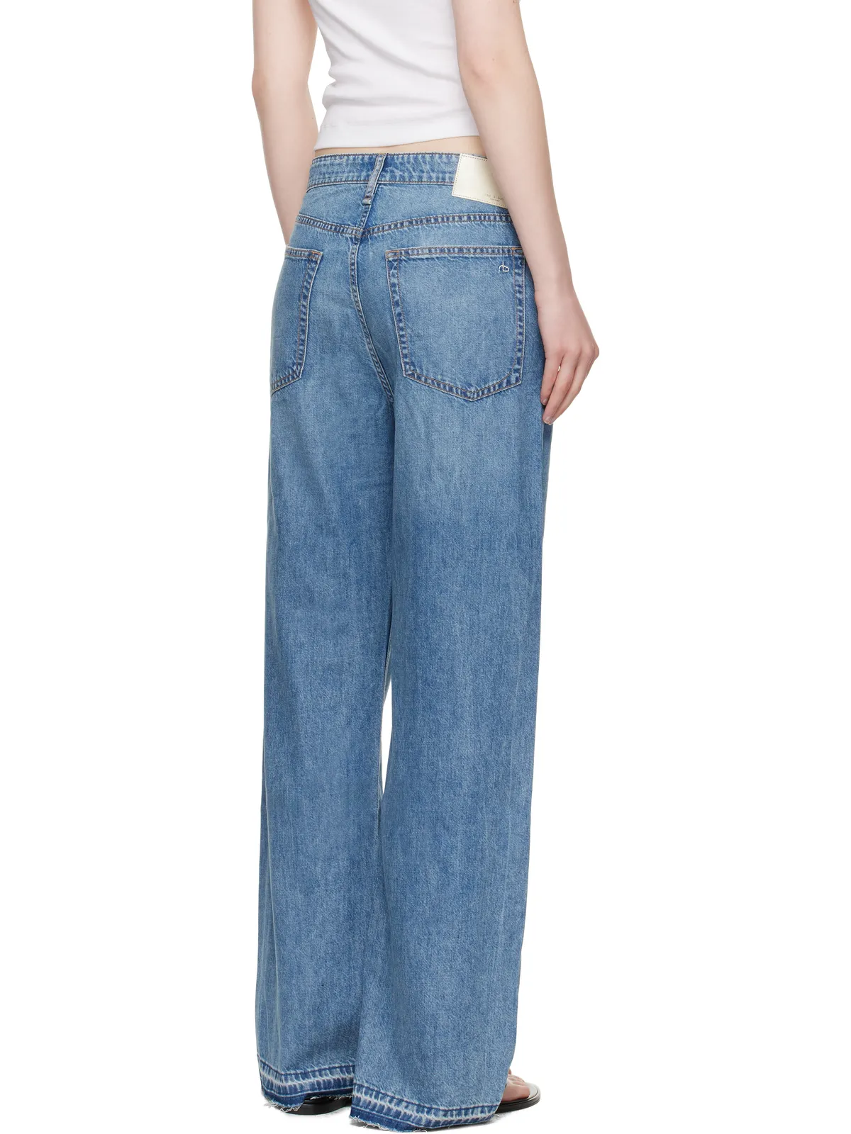 Rag & Bone Featherweight Logan ワイドレッグジーンズ - 画像3
