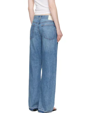 Rag & Bone Featherweight Logan ワイドレッグジーンズ - サムネイル3