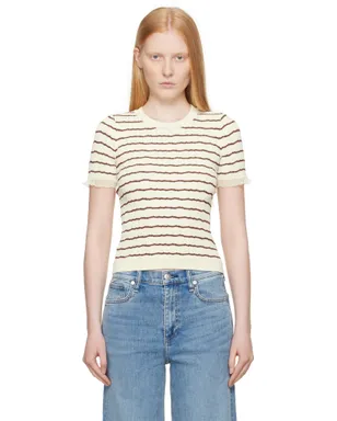 Rag & Bone Chiara ボーダー クルーネックTシャツ - サムネイル1