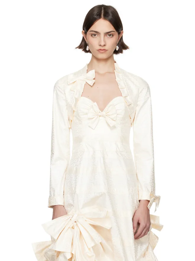 Super YAYA Super YAYA SSENSE限定 Bridalカプセルコレクション Bolero カーディガンの商品画像