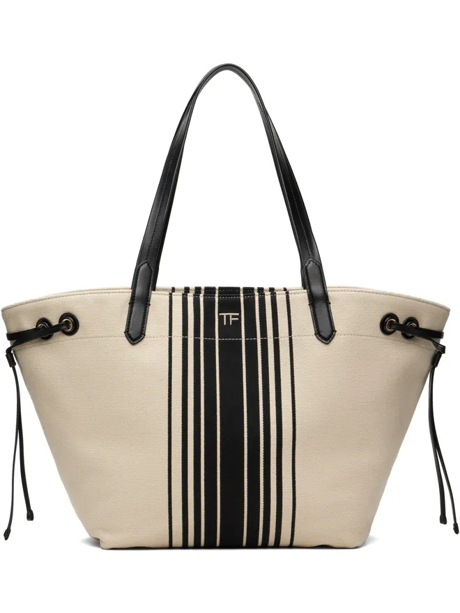 TOM FORD TOM FORD ラージ ストライプ ジャカード トートバッグの商品画像
