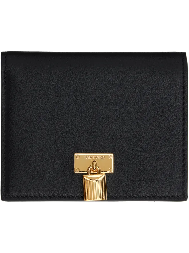 TOM FORD TOM FORD グレインレザー パドロック コンパクトウォレットの商品画像