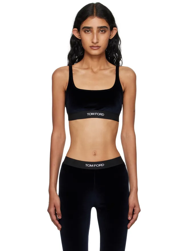 TOM FORD TOM FORD ストレッチ ラストラス ベロア シグネチャ ブラレットの商品画像