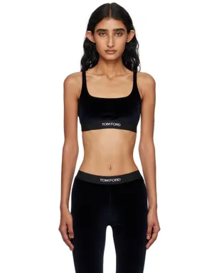 TOM FORD ストレッチ ラストラス ベロア シグネチャ ブラレット - サムネイル1