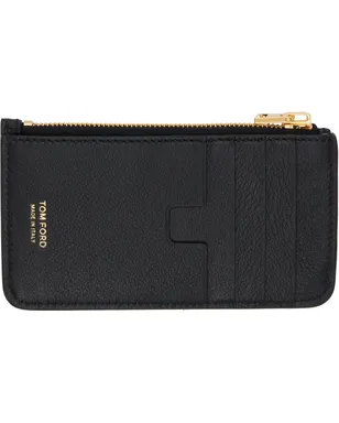TOM FORD グレインレザー パドロック ジッパー カードケース - サムネイル2