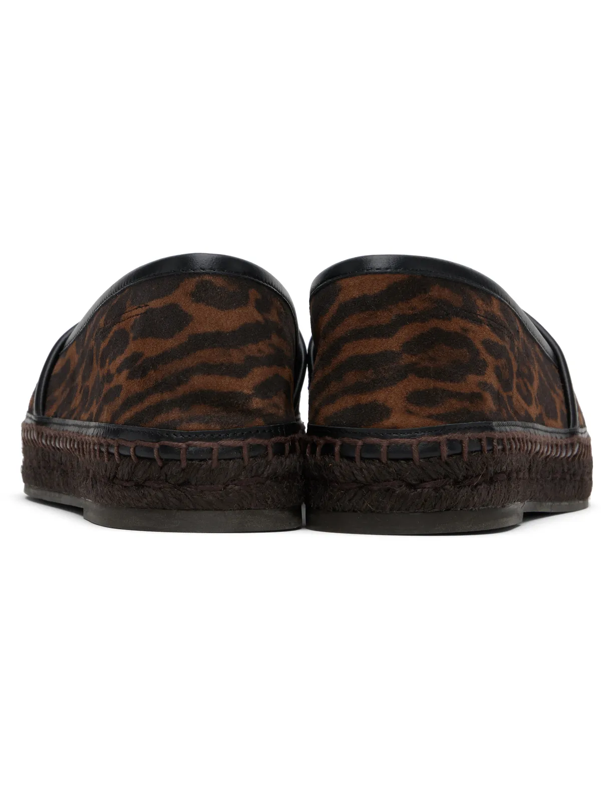 TOM FORD Ocelot Print スムース カーフスエード エスパドリーユ - 画像2