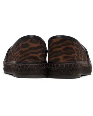 TOM FORD Ocelot Print スムース カーフスエード エスパドリーユ - サムネイル2