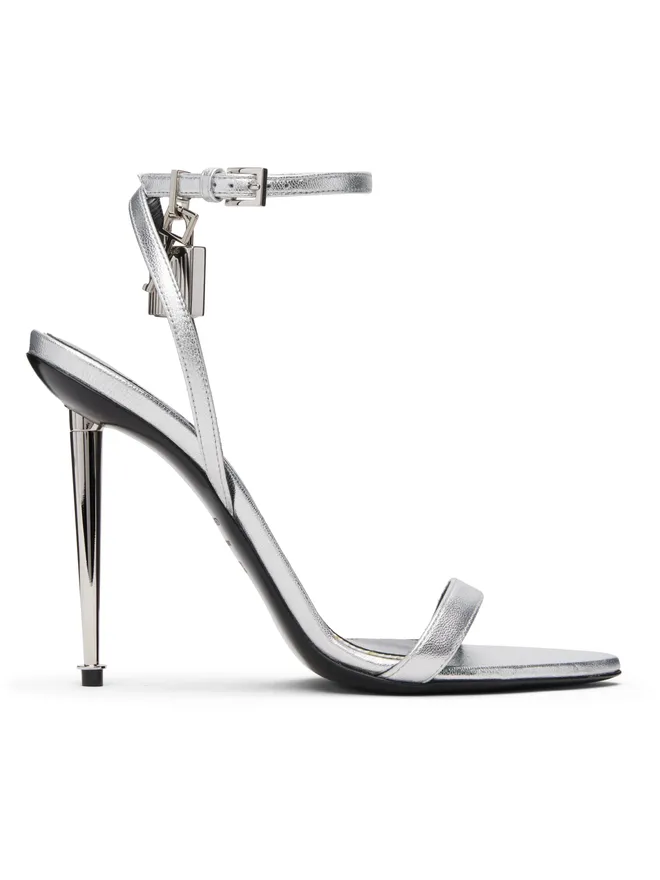 TOM FORD TOM FORD Padlock Pointy Naked ナッパレザー ヒールサンダルの商品画像