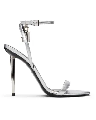 TOM FORD Padlock Pointy Naked ナッパレザー ヒールサンダル - サムネイル1