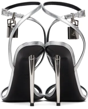 TOM FORD Padlock Pointy Naked ナッパレザー ヒールサンダル - サムネイル2