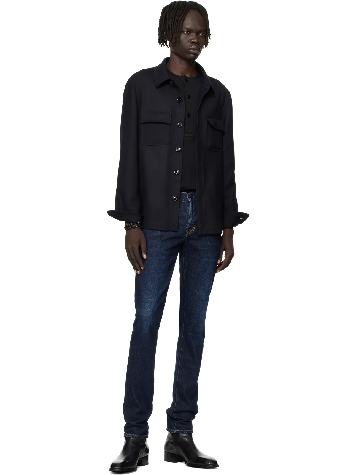 TOM FORD Braided Leather T ブレスレット - 画像4