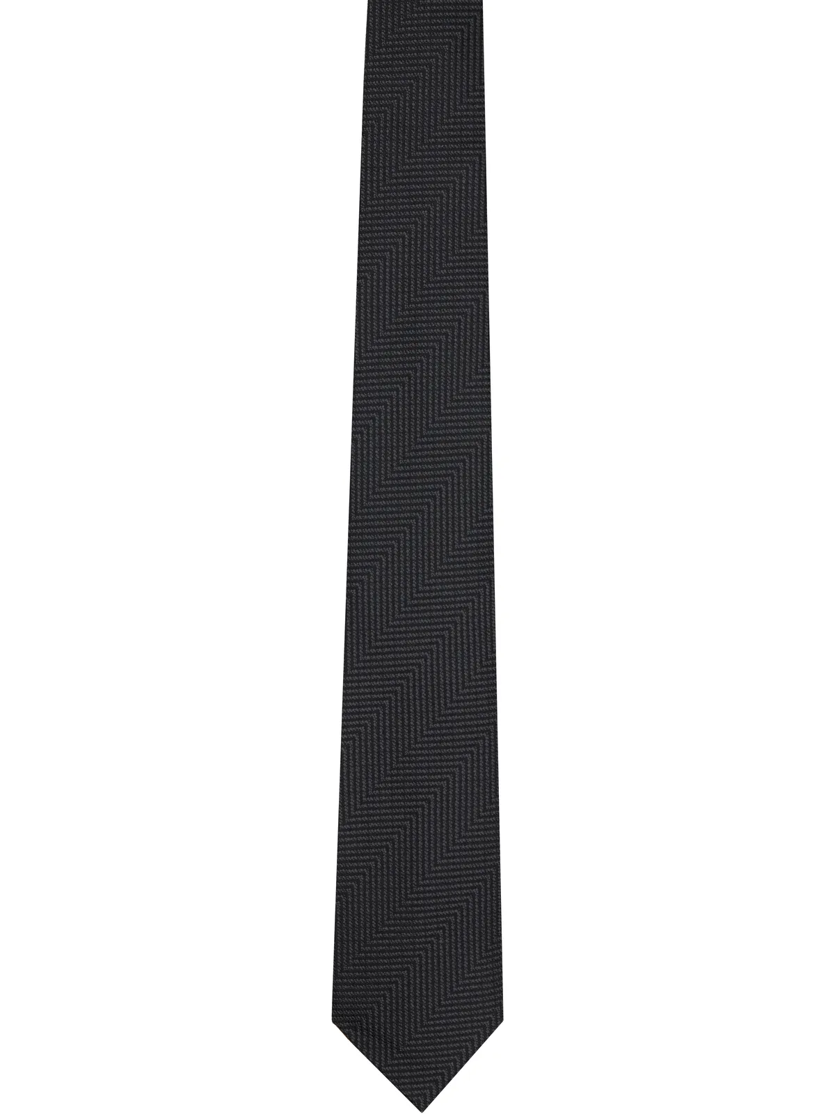TOM FORD ムリネ ヘリンボーン ネクタイ - 画像1