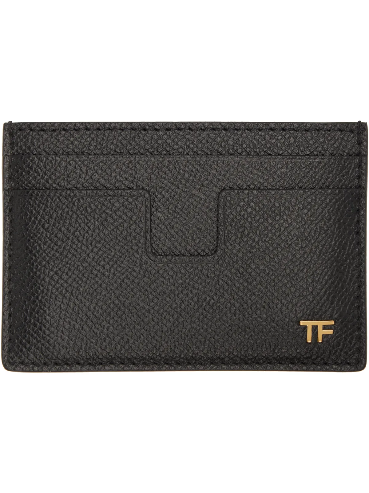 TOM FORD Classic スモール グレインレザー カードケース - 画像1