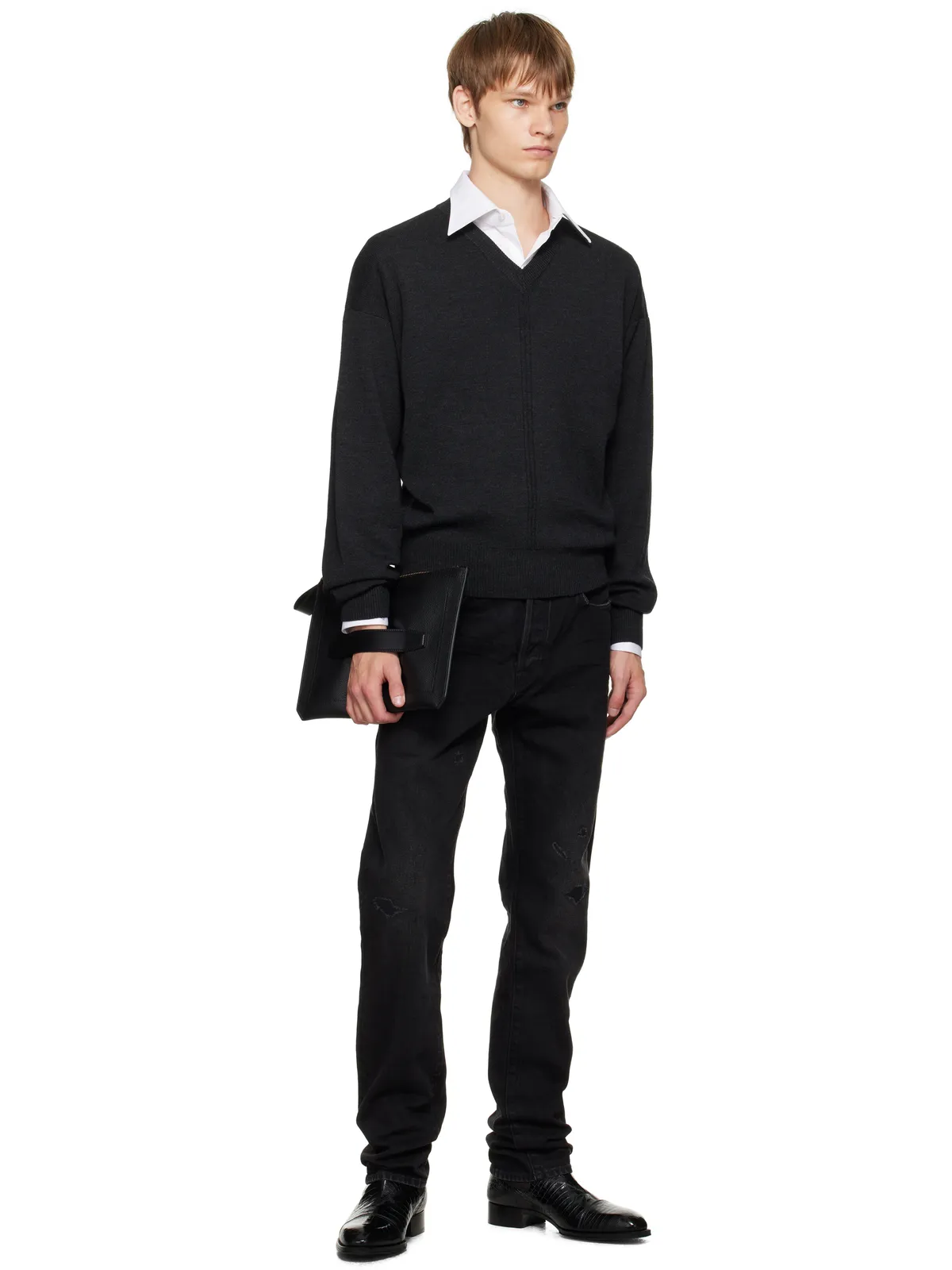 TOM FORD Buckley Small Handle ポートフォリオ ドキュメントケース - 画像3