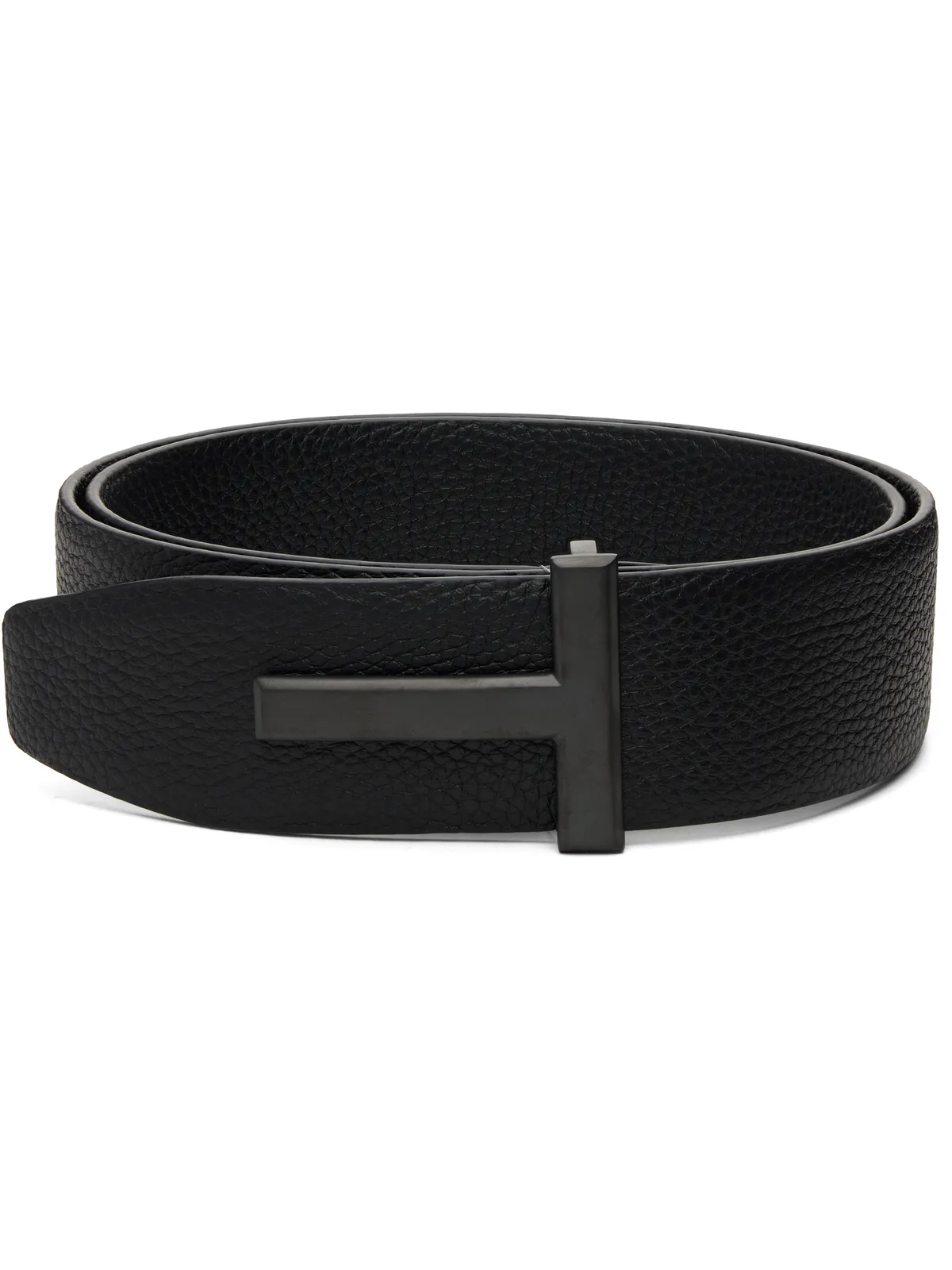 TOM FORD T Buckle グレインレザー ベルト - 画像1