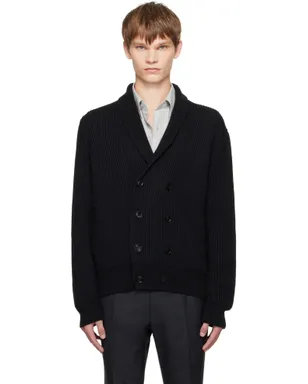 TOM FORD ウール シルク ショールカラー カーディガン - サムネイル1