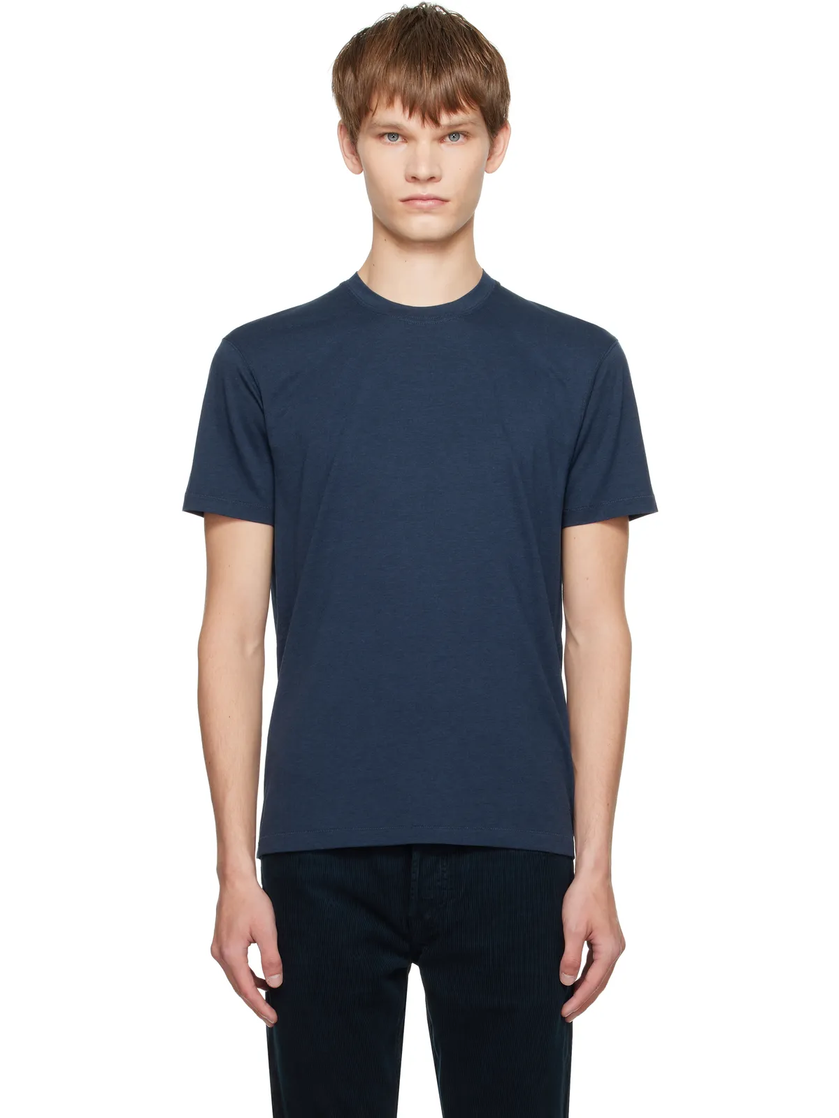 TOM FORD リヨセルコットン クルーネックTシャツ - 画像1