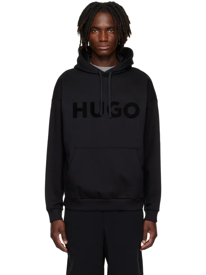 Hugo Hugo オーバーサイズフィット コットンテリー ロゴ フーディの商品画像
