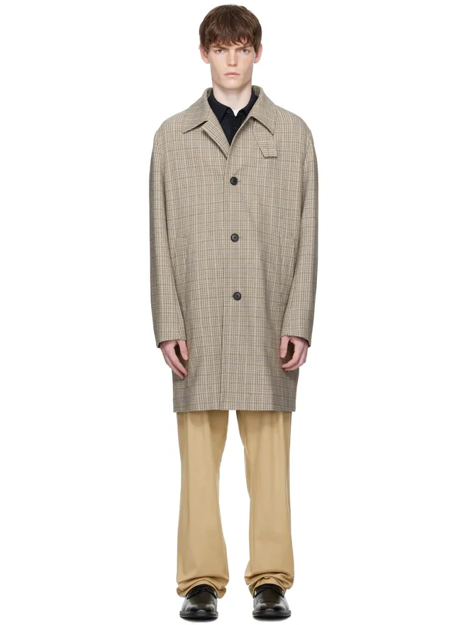 BOSS BOSS Classic-Fit チェック コートの商品画像