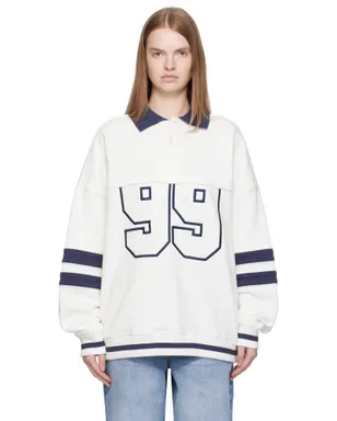 Ksubi '99' ボーイフレンド ポロカラー スウェットシャツ - サムネイル1
