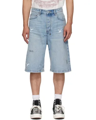 Ksubi Maxx Painter Blue デニムショートパンツ - サムネイル1