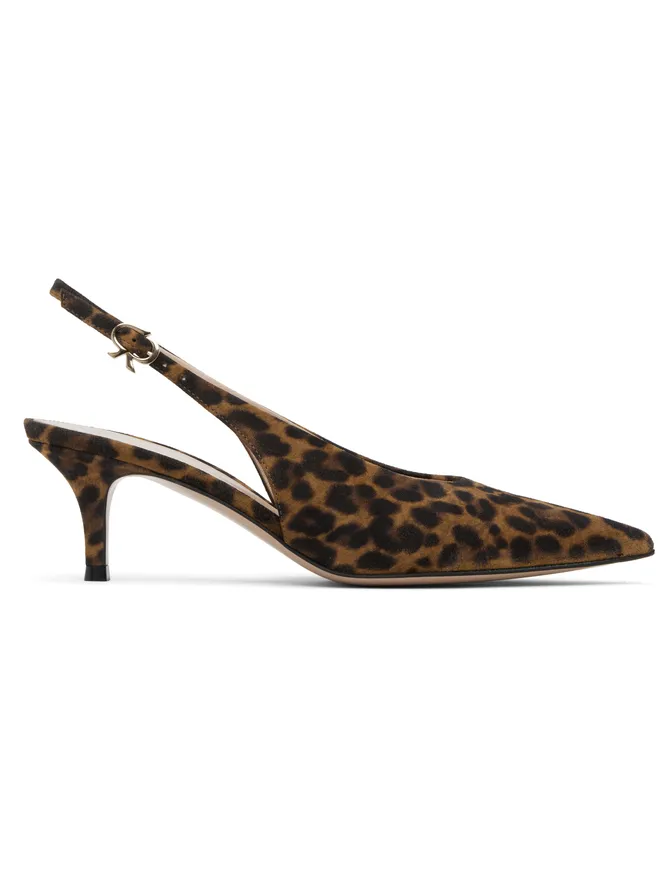 Gianvito Rossi Gianvito Rossi ブラウン＆ブラック Robbie Sling 55 ヒールの商品画像