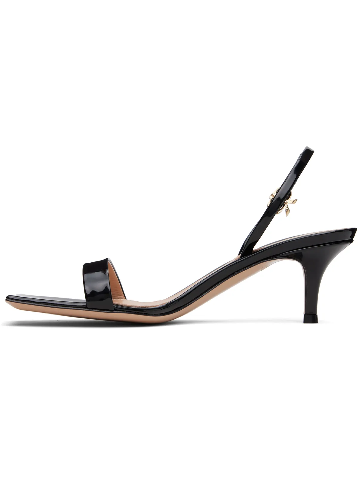 Gianvito Rossi Ribbon Kitten ヒールサンダル - 画像3