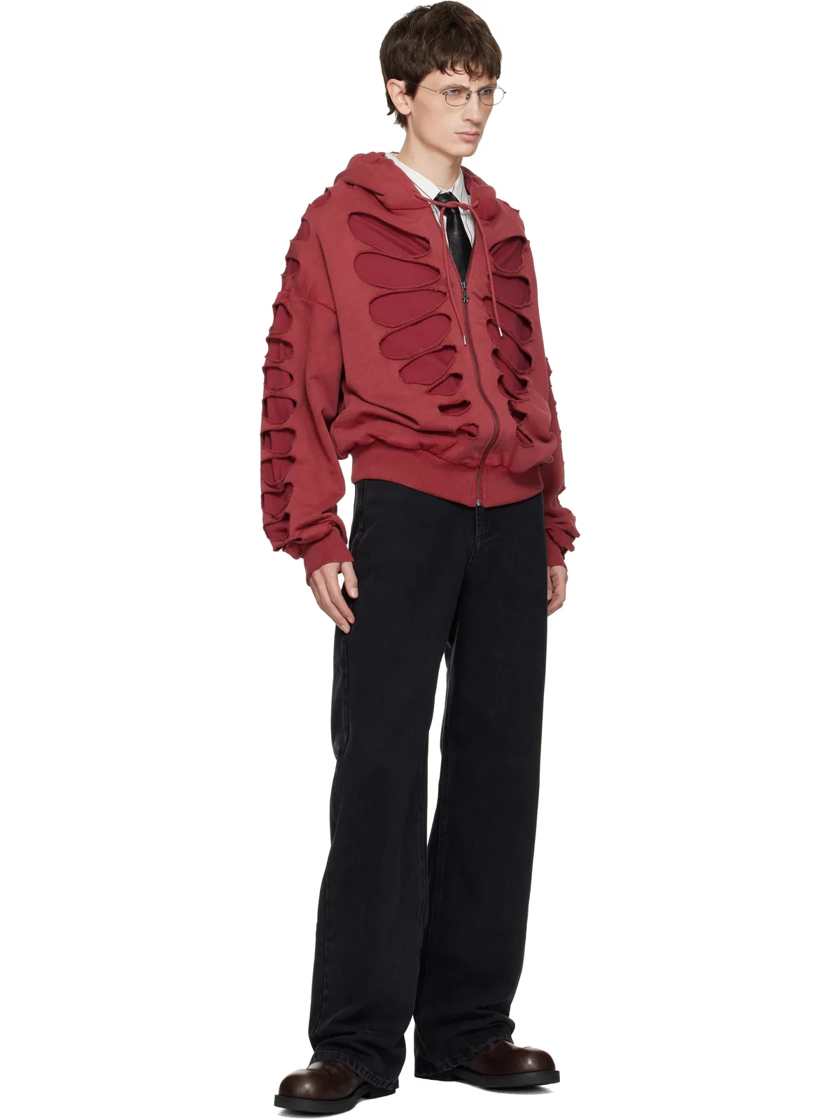 AVAVAV Shoulderless カットアウト フーディ - 画像4