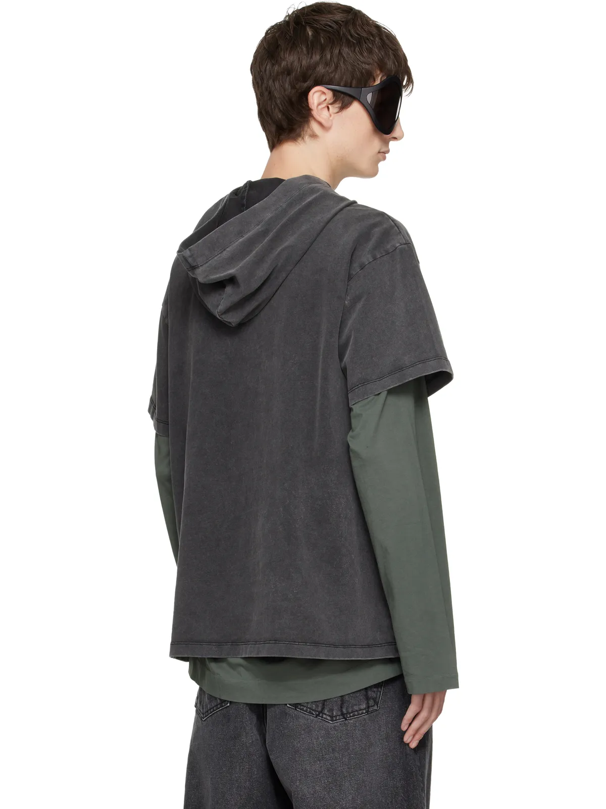 AVAVAV カットアウト フード付きTシャツ - 画像3