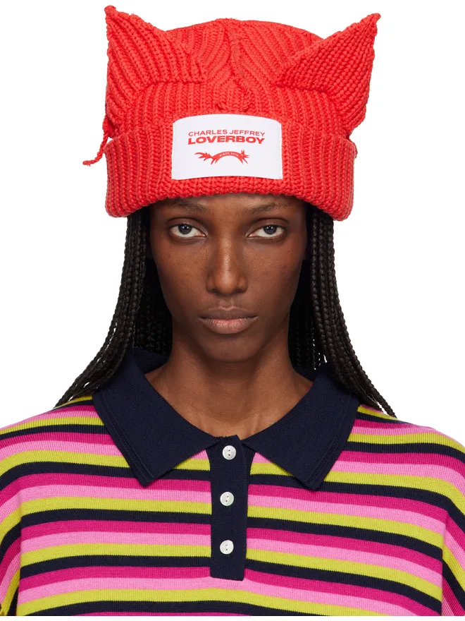 Charles Jeffrey LOVERBOY Charles Jeffrey LOVERBOY Chunky Ears ビーニーの商品画像