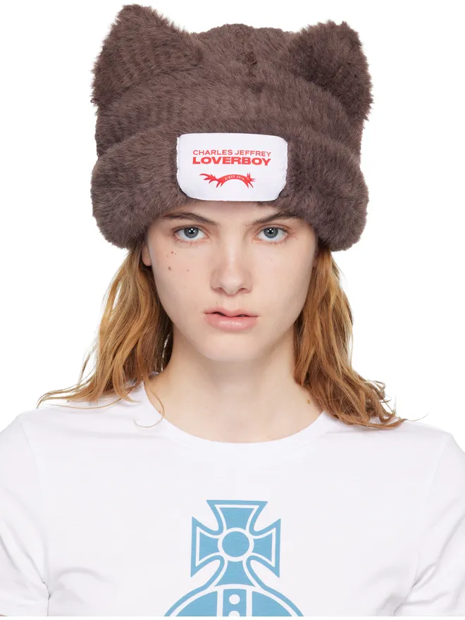 Charles Jeffrey LOVERBOY Charles Jeffrey LOVERBOY Fluffy Chunky Ears ビーニーの商品画像