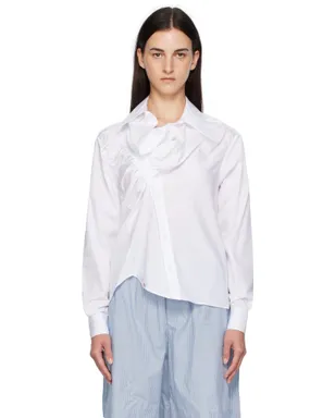 Charles Jeffrey LOVERBOY Elasticated Ruffle シャツ - サムネイル1