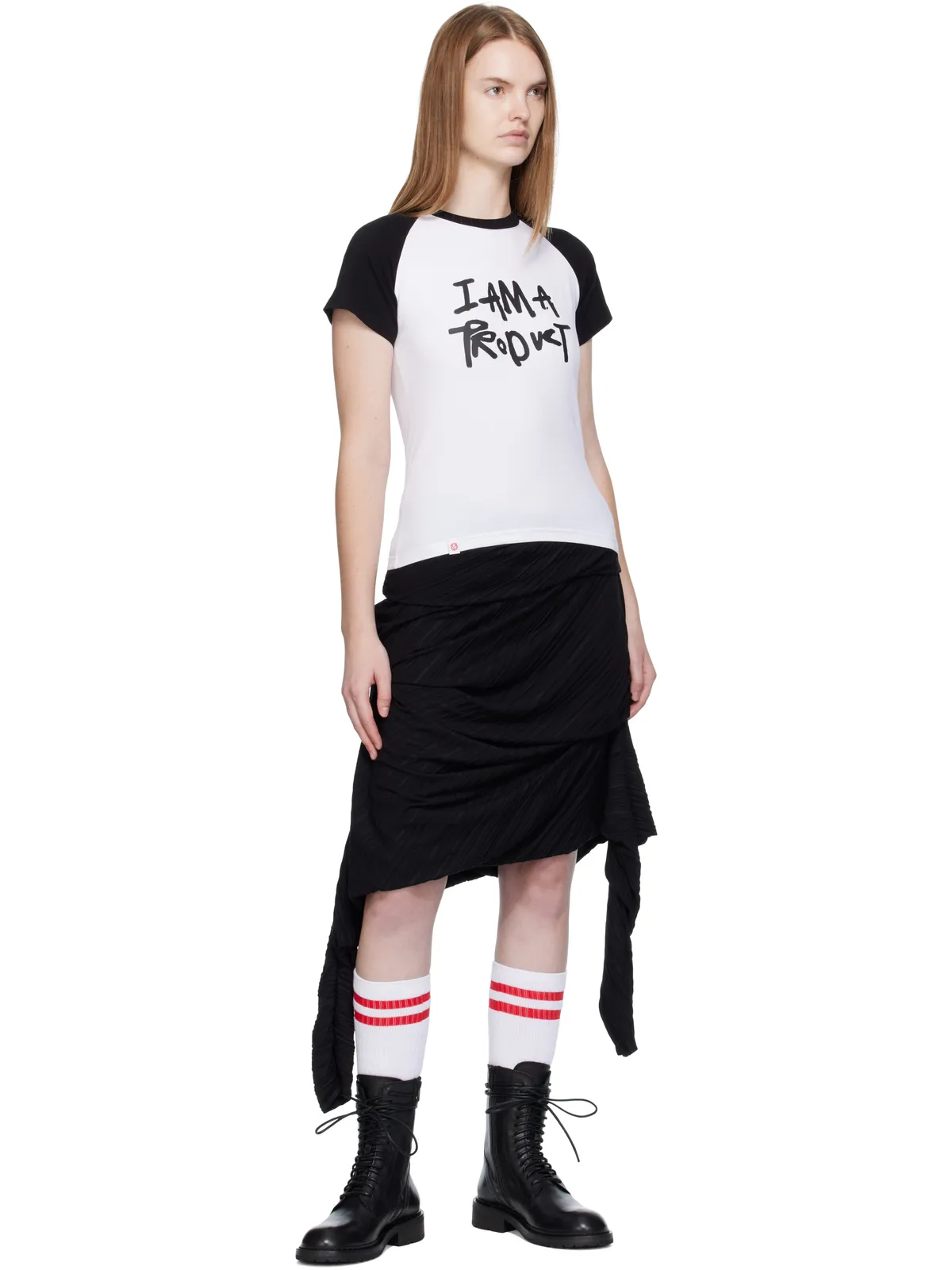 Charles Jeffrey LOVERBOY Graphic Baby ラグランTシャツ - 画像4
