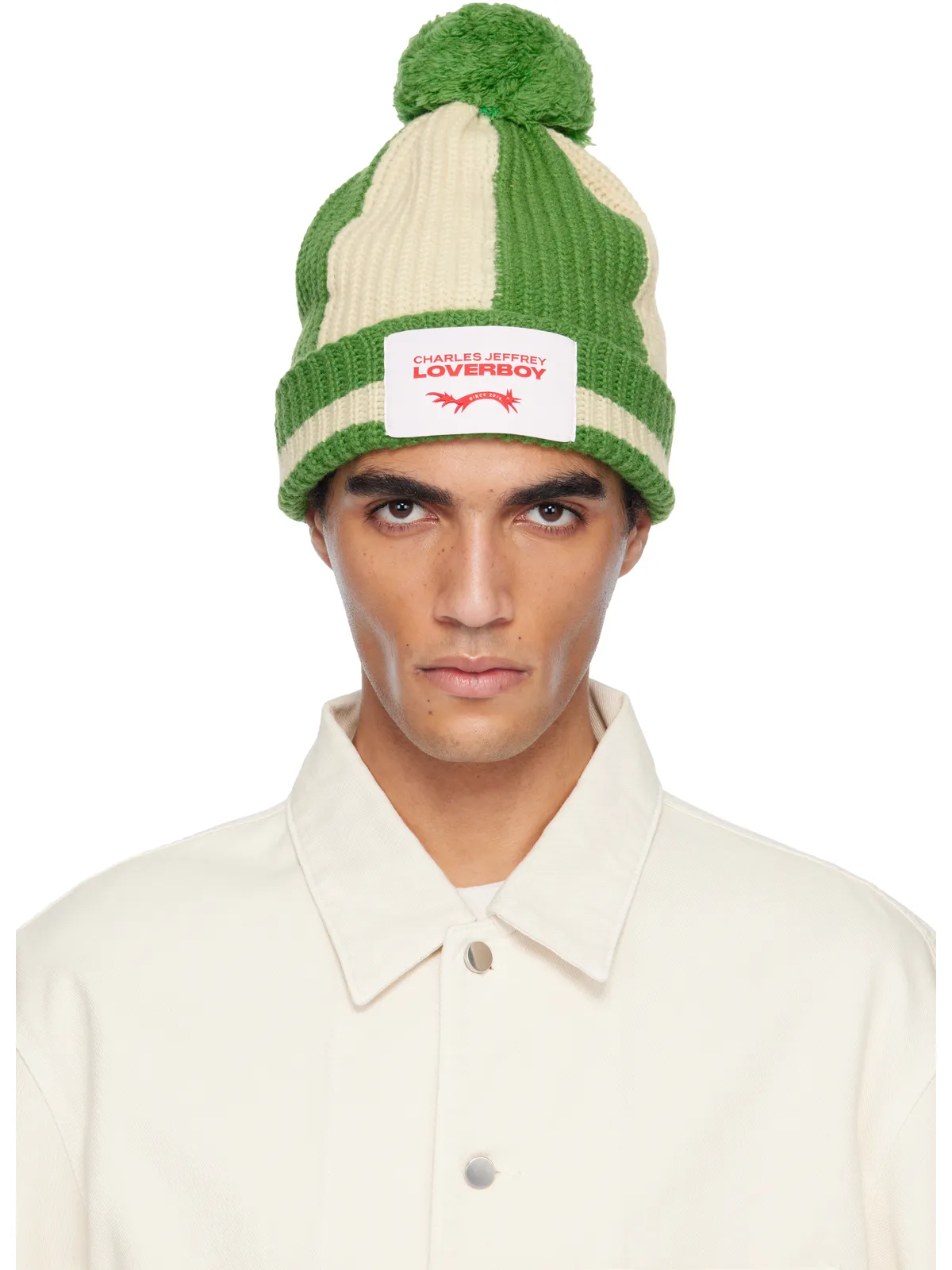 Charles Jeffrey LOVERBOY Pompom ビーニー - 画像1