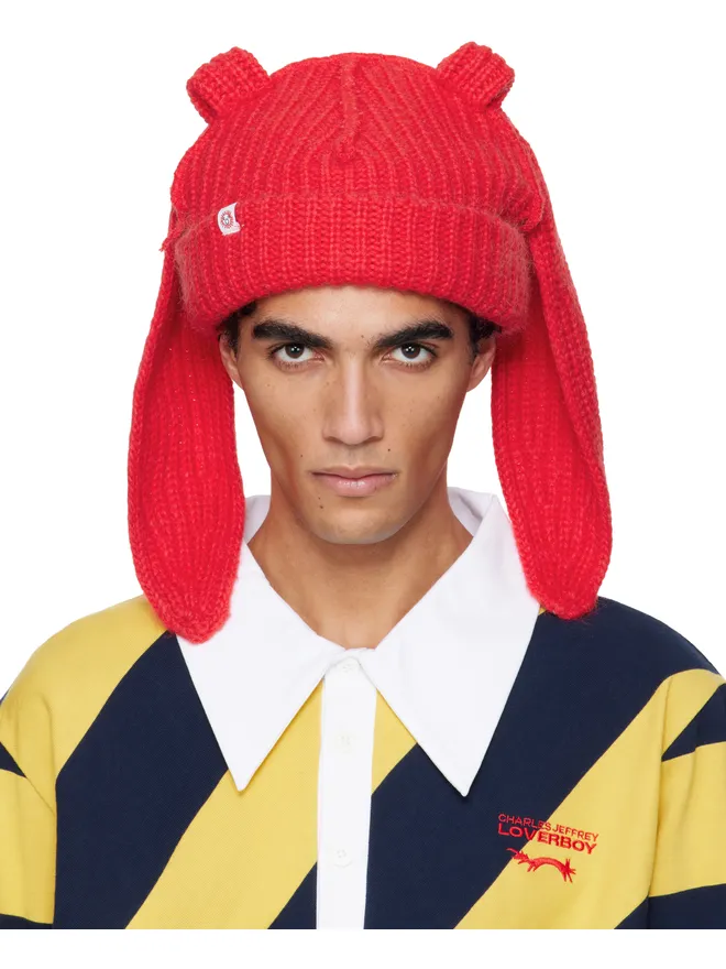 Charles Jeffrey LOVERBOY Charles Jeffrey LOVERBOY Chunky Rabbit モヘア ビーニーの商品画像