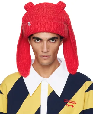 Charles Jeffrey LOVERBOY Chunky Rabbit モヘア ビーニー - サムネイル1