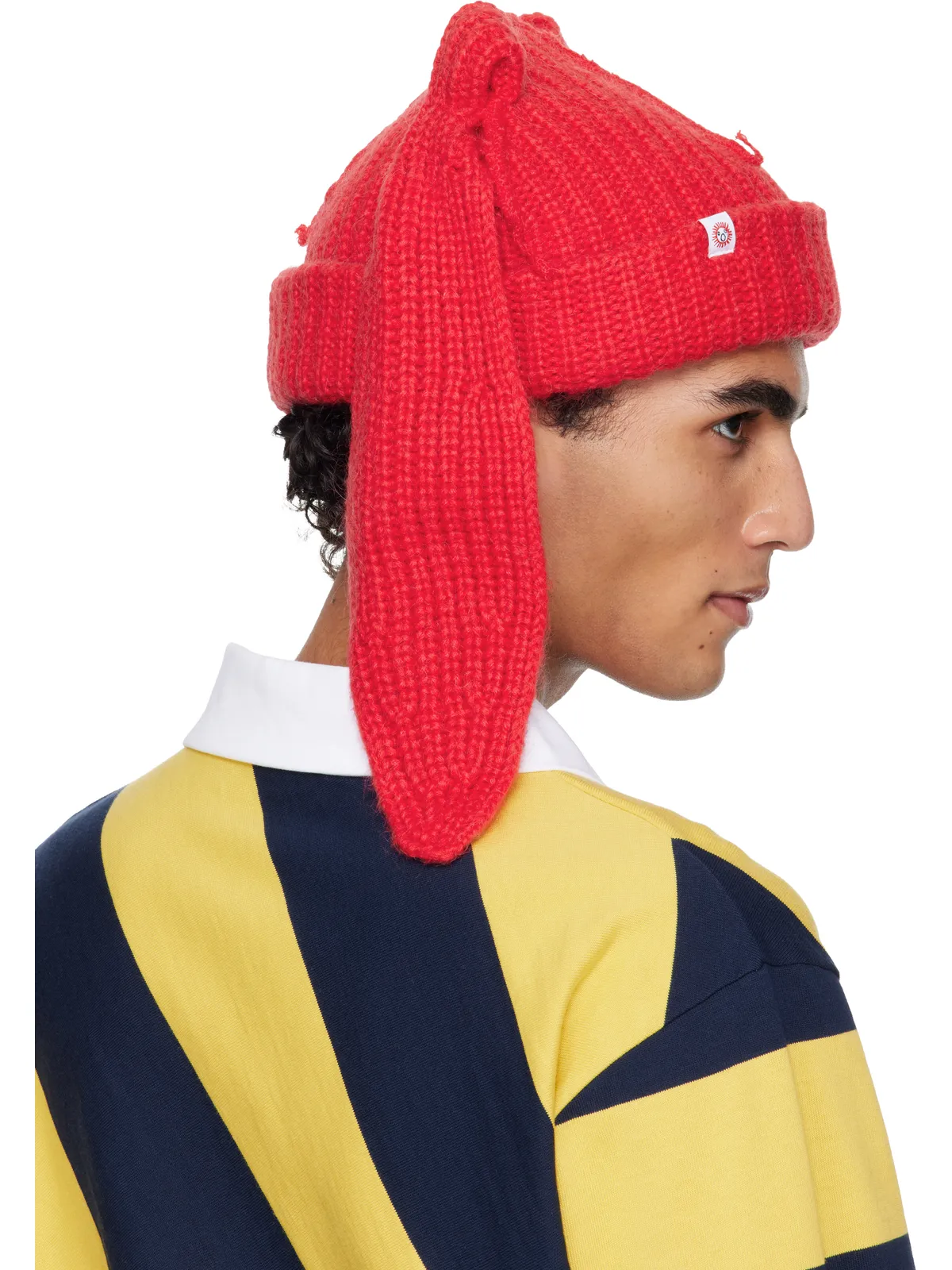 Charles Jeffrey LOVERBOY Chunky Rabbit モヘア ビーニー - 画像3