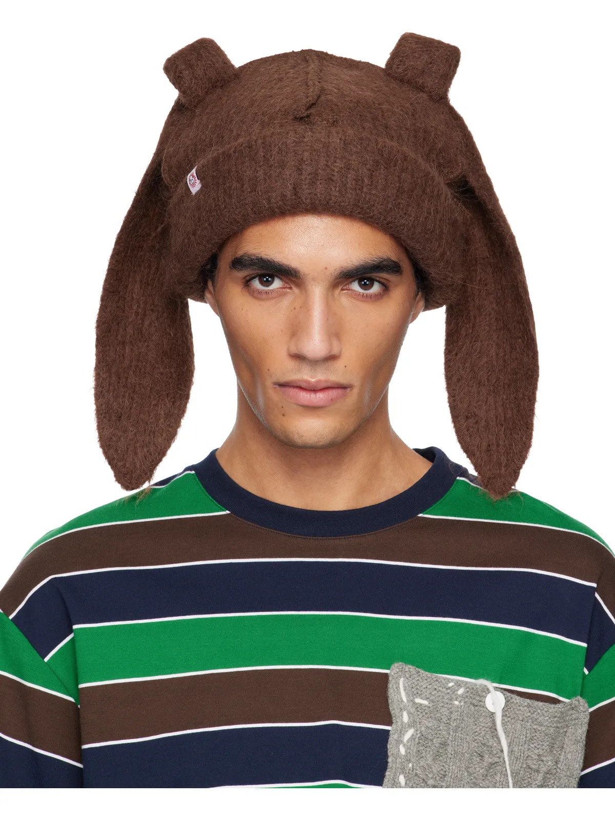 Charles Jeffrey LOVERBOY アルパカ Chunky Rabbit ビーニー - 画像1