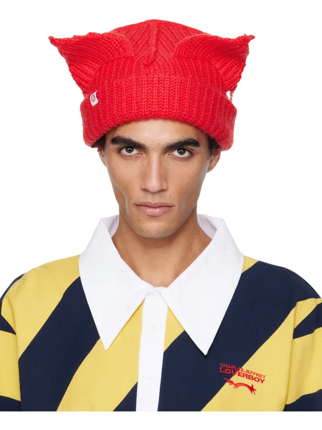 Charles Jeffrey LOVERBOY Charles Jeffrey LOVERBOY Chunky Ears モヘア ビーニーの商品画像