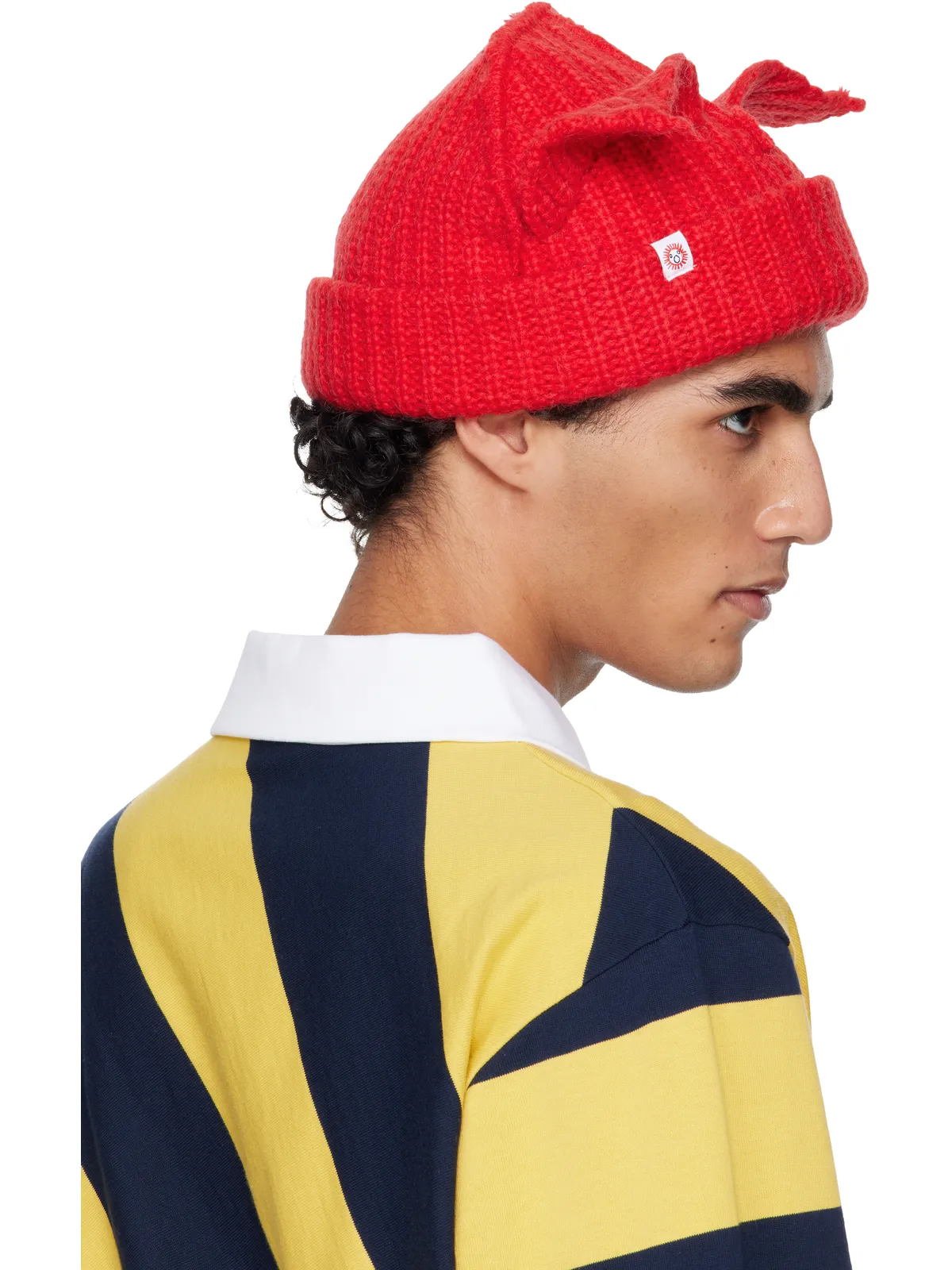 Charles Jeffrey LOVERBOY Chunky Ears モヘア ビーニー - 画像3